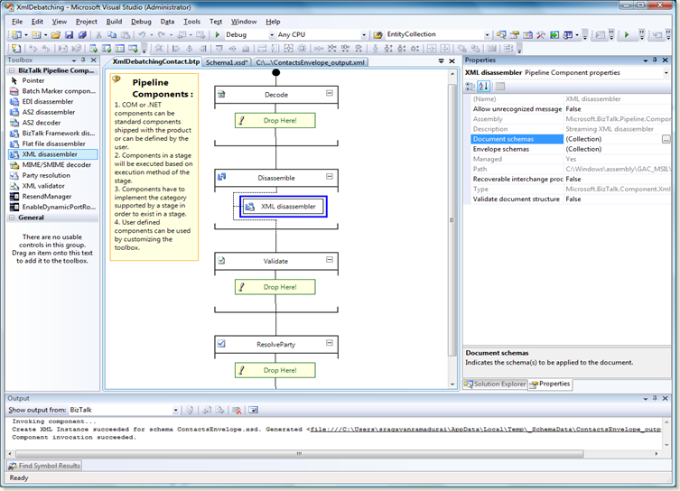 Bytes Matters: Debatching BizTalk XML Messages.